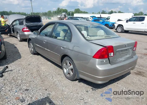 2005 Honda Civic Ex из США, поврежденный, VIN 1HGES26715L007515